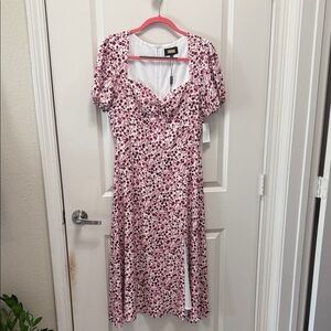 NWT Alexia Admor Red Floral Midi Dress